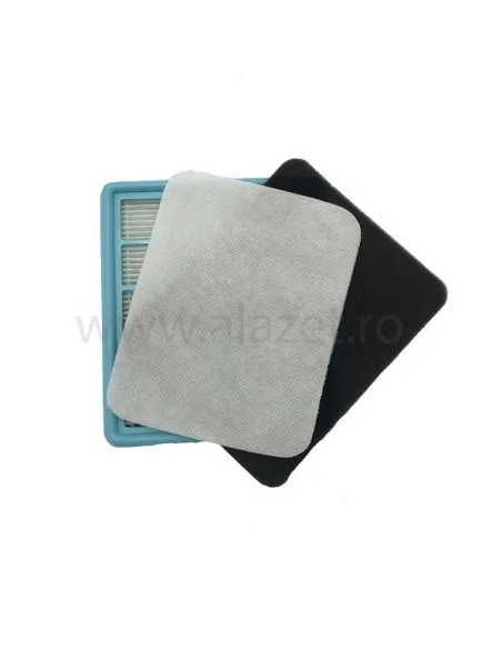 Set filtre aspirator Philips PowerPro Compact , echivalent FC8058 - compatibil COM - 1