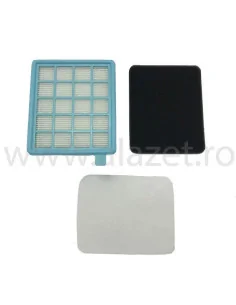 Set filtre aspirator Philips PowerPro Compact , echivalent FC8058 - compatibil COM - 1 2