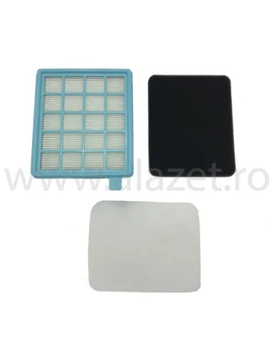 Set filtre aspirator Philips PowerPro Compact , echivalent FC8058 - compatibil COM - 2