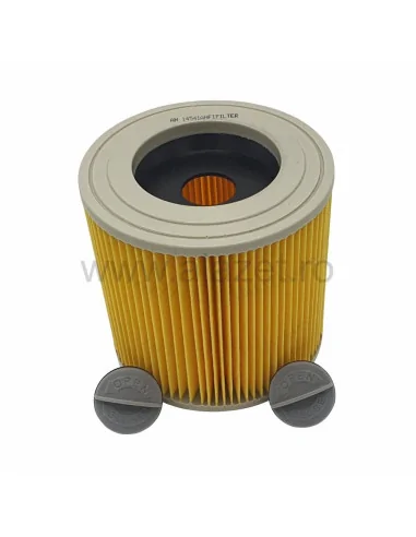 Filtru cartus compatibil pentru aspirator Karcher seriile WD 2/ WD 3/ MV/ SE/ K/ A/ NT, aspirare umeda si uscata, 122x114 mm - 