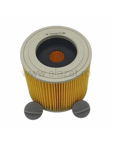 Filtru cartus compatibil pentru aspirator Karcher seriile WD 2/ WD 3/ MV/ SE/ K/ A/ NT, aspirare umeda si uscata, 122x114 mm - 