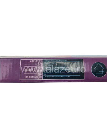 Tub LED Galaxy 9W, model T8, 6500K, lumina rece, 900lm - 6