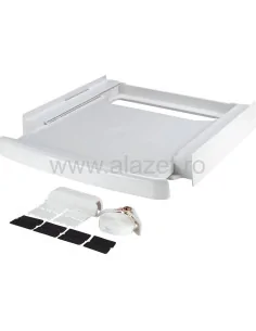 Kit suprapunere masina de spalat si uscator de rufe, universal, cu sertar Wpro 60x60 cm - 484000008436 - 1