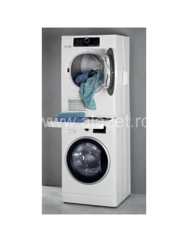Kit suprapunere masina de spalat si uscator de rufe, universal, cu sertar Wpro 60x60 cm - 484000008436 - 6