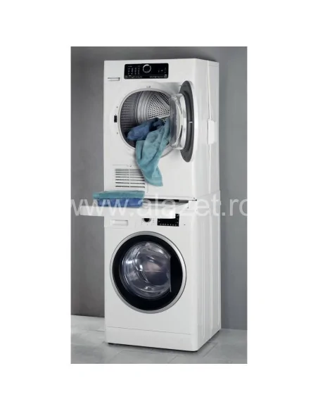 Kit suprapunere masina de spalat si uscator de rufe, universal, cu sertar Wpro 60x60 cm - 484000008436 - 6