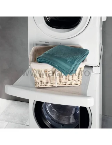 Kit suprapunere masina de spalat si uscator de rufe, universal, cu sertar Wpro 60x60 cm - 484000008436 - 7