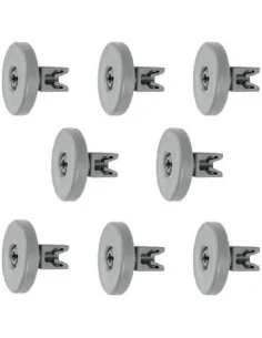 Set 8 roti de 40mm pentru cosul inferior al masinii de spalat vase Zanussi, Electrolux - 1