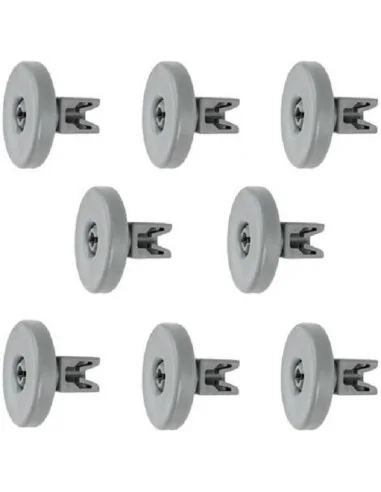 Set 8 roti de 40mm pentru cosul inferior al masinii de spalat vase Zanussi, Electrolux - 1