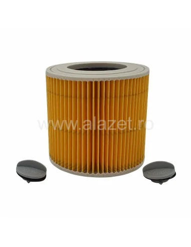 Filtru cartus pentru aspirator Karcher WD 2 / WD 3, aspirare umeda si uscata, 122x114 mm - 1