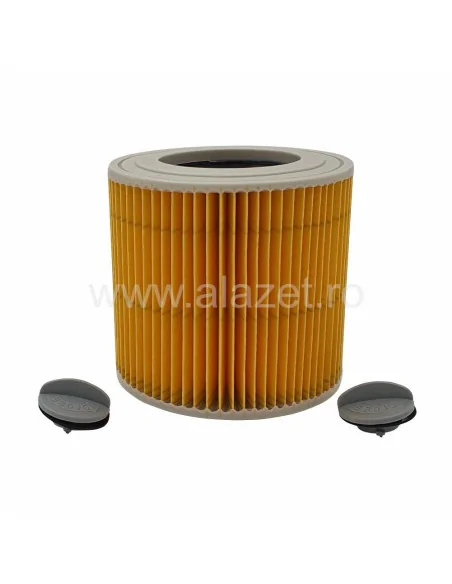 Filtru cartus pentru aspirator Karcher WD 2 / WD 3, aspirare umeda si uscata, 122x114 mm - 1