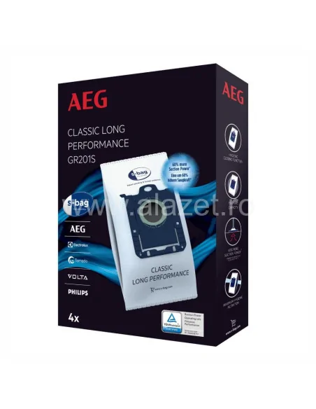 Set 4 saci S-bag Classic Long Performance aspirator Electrolux EPF61RR - GR201S Electrolux - 1