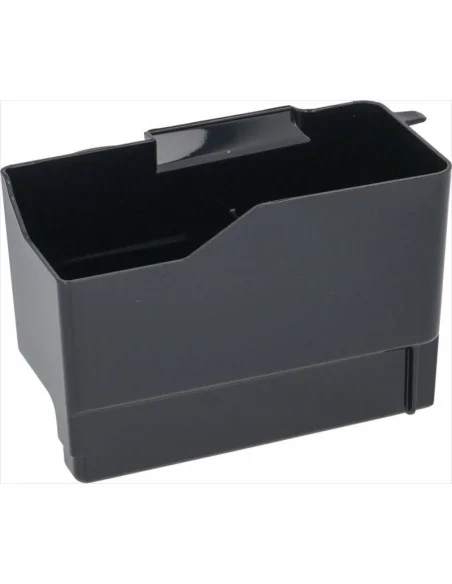 Recipient de zaț DeLonghi 5313228721, vedere oblică a cuvei deschise și ramei