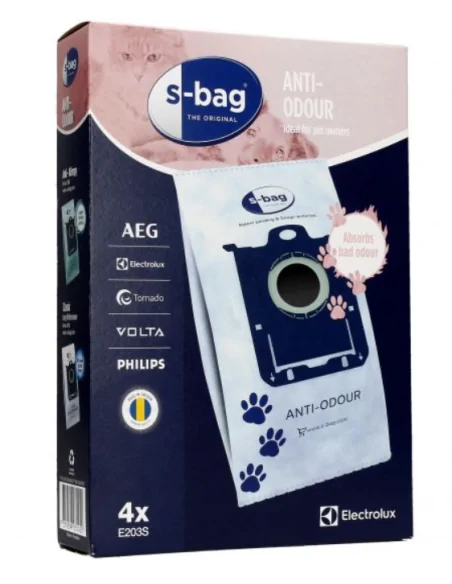 Set 4 saci sintetici Electrolux E203S Anti Allergy s-bag pentru aspiratoare Philips si Electrolux - 1