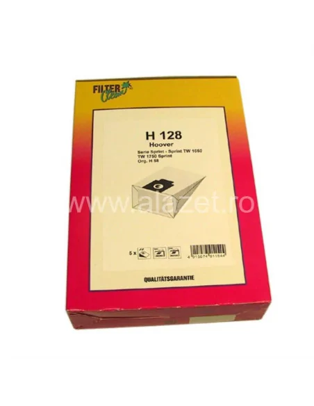 Set 5 saci + 1 filtru pentru aspirator Hoover BV71_BV2001 - 000759-K FilterClean - 1