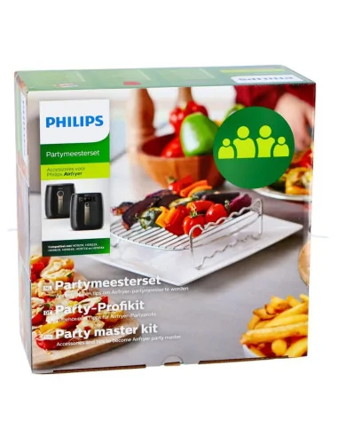 Set gratar Philips Airfryer - Party Master Kit (1 gratar grill + 7 forme briose) - HD9904/01 - 4