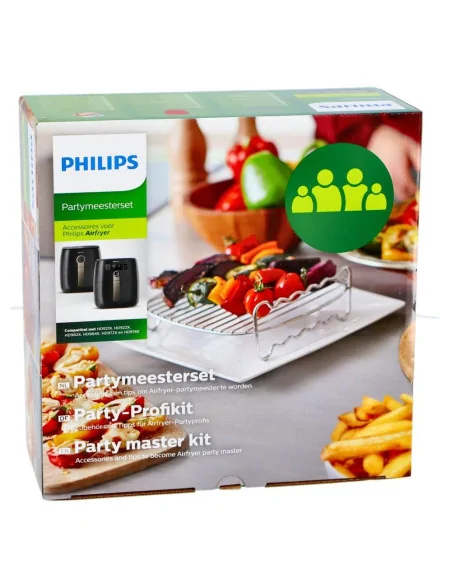 Set gratar Philips Airfryer - Party Master Kit (1 gratar grill + 7 forme briose) - HD9904/01 - 4