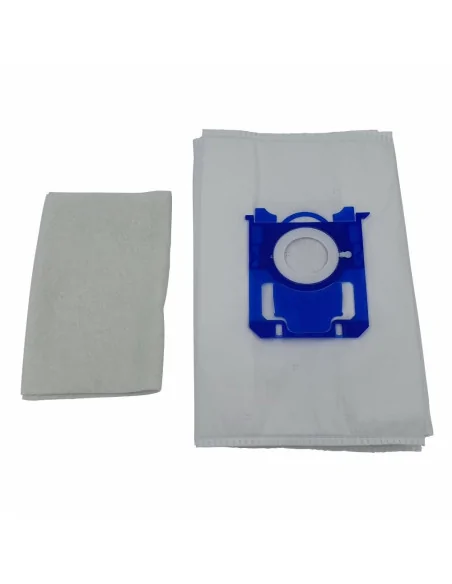 Set 10 saci S-bag compatibili din microfibra + filtru motor, pentru aspiratoare Philips si Electrolux COM - 2