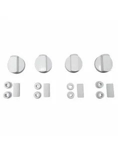 Set 4 butoane universale cuptor & aragaz albe + adaptoare - 1