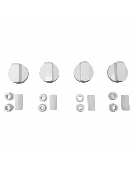 Set 4 butoane universale cuptor & aragaz albe + adaptoare - 1