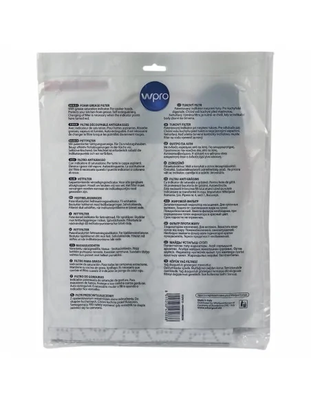 Filtru grasime universal cu indicator de saturatie Wpro, 47x97 cm - 484000008526 - 4