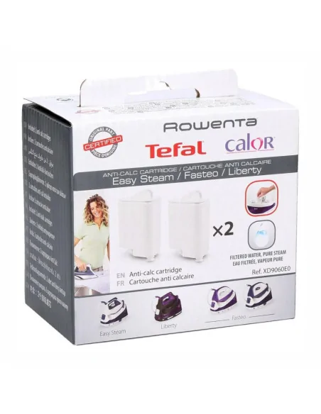 Cartuse anticalcar statii de calcat fara boiler Tefal SV6040E0 Fasteo - (set 2 buc.) Tefal - 1