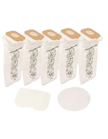 Set 5 saci de aspirator si 2 microfiltre Rowenta ZR005001 - original Groupe Seb - 1