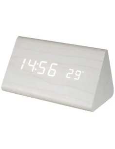 Desteptator digital LED alb lemn OC 07 - HOME 01