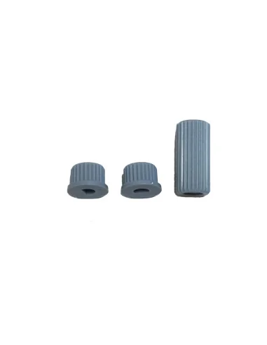 Set 4 butoane universale cuptor/aragaz argintii/gri + adaptoare 5