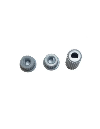 Set 4 butoane universale cuptor/aragaz argintii/gri + adaptoare 4