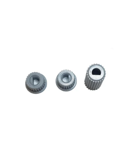 Set 4 butoane universale cuptor/aragaz argintii/gri + adaptoare 4
